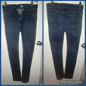7 For All Mankind Dark Blue Women Jeans